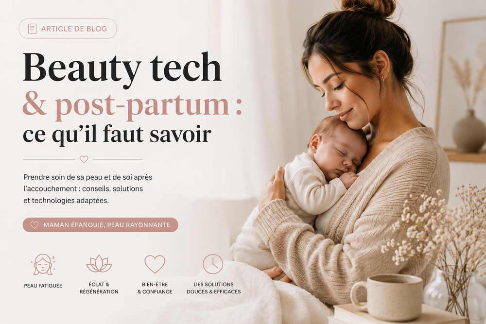 Beauty tech et post-partum : ce qu'il faut savoir