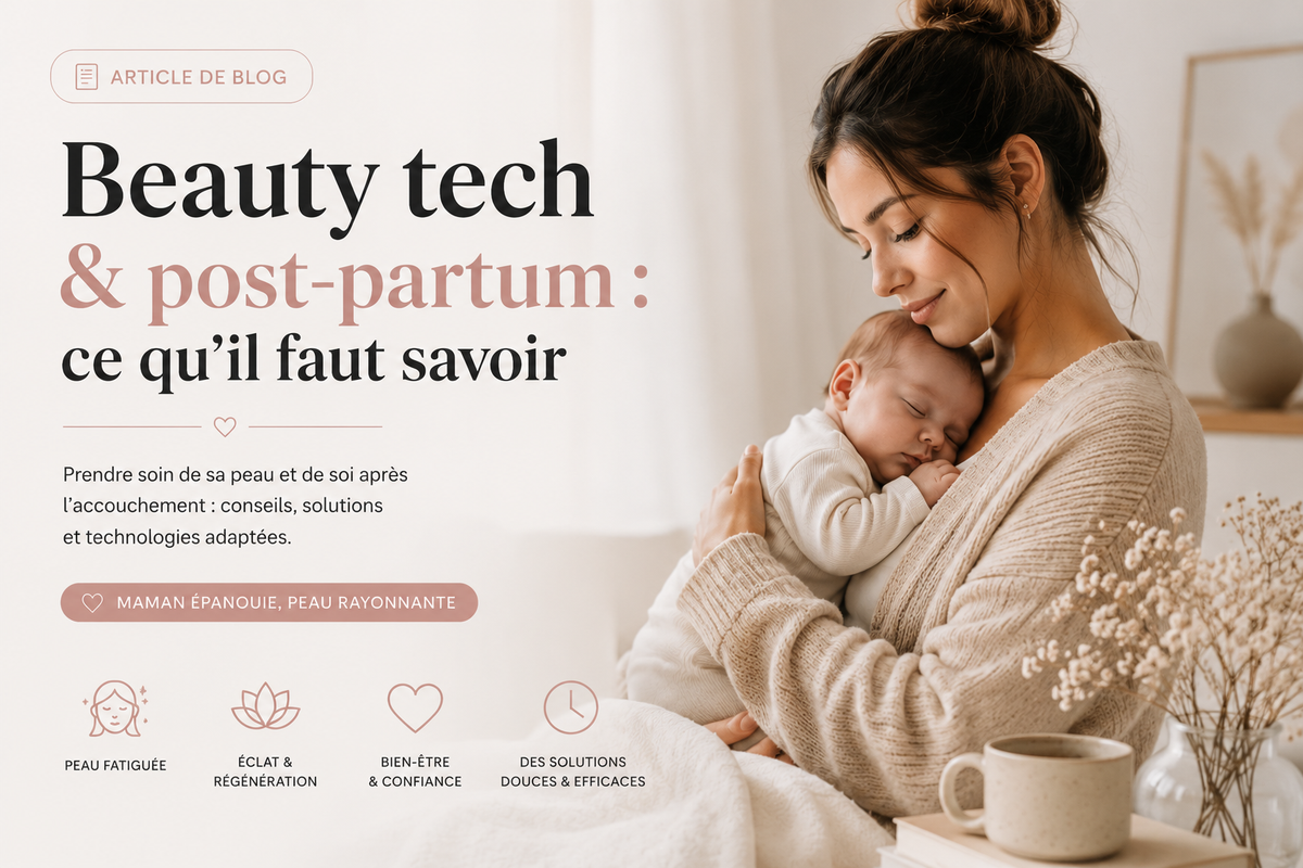 Beauty tech et post-partum : ce qu'il faut savoir